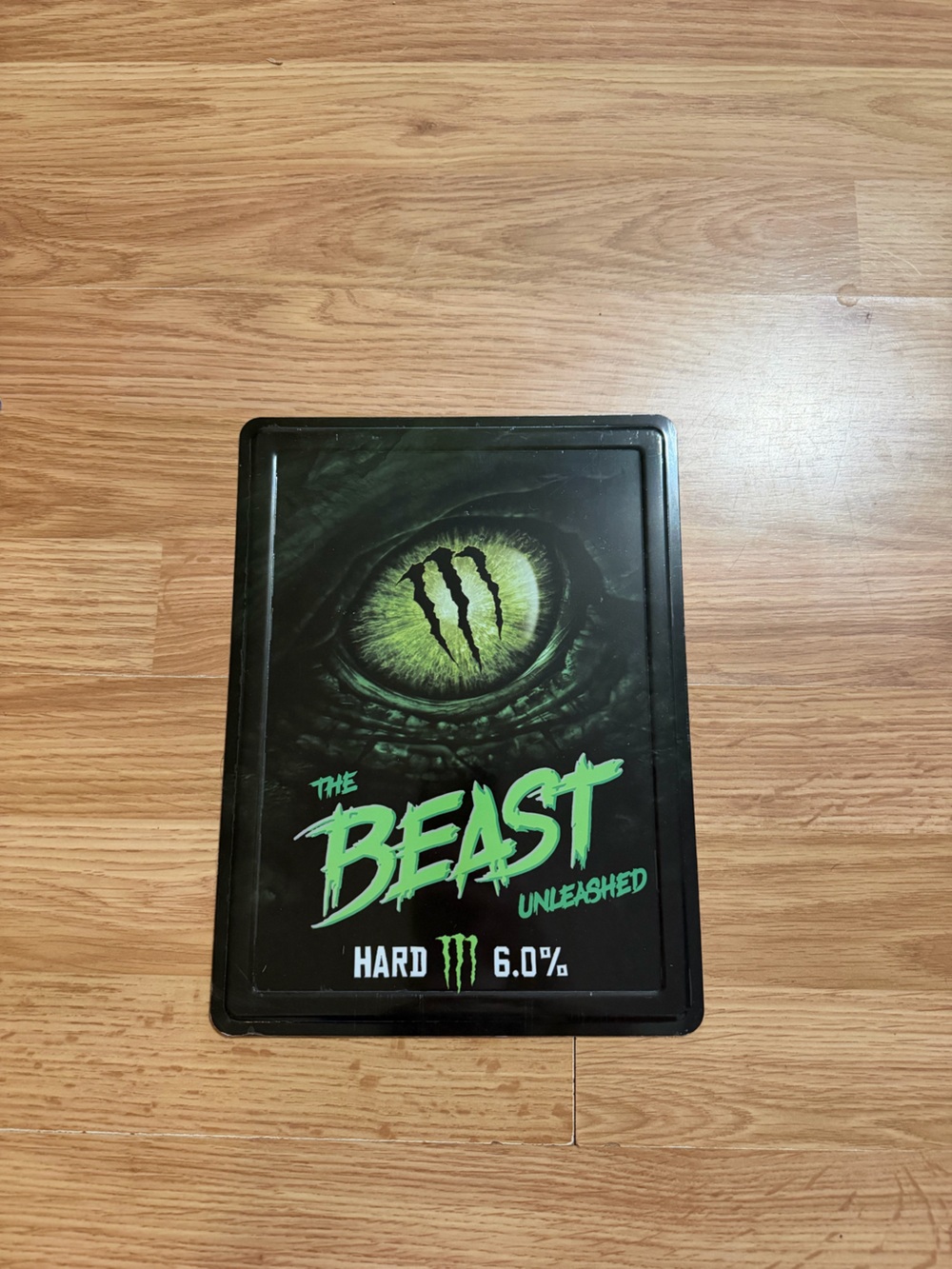 Monster Energy 'The Beast Unleashed' Metal Sign - Green Eye Graphic
